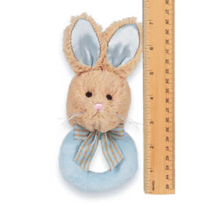 Alternative view of Lil' Bunny Tail Ring Rattle